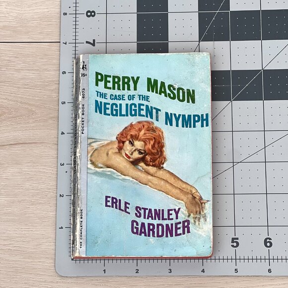 Perry Mason Case of the Negligent Nymph 1961 Pocket Book Edition Out of Print - Picture 13 of 16